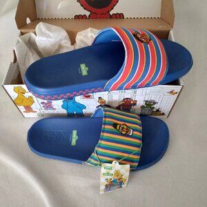 VANS X Bert & Ernie Men's Size 7.0 Sesame Street La Costa Slide - New w/Box